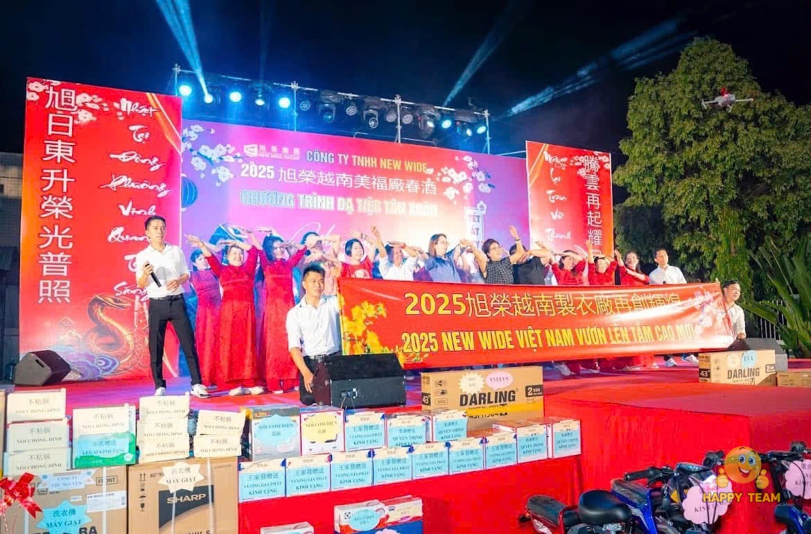 NEW YEAR’S PARTY 2025 CÔNG TY TNHH NEW WIDE BÌNH DƯƠNG
