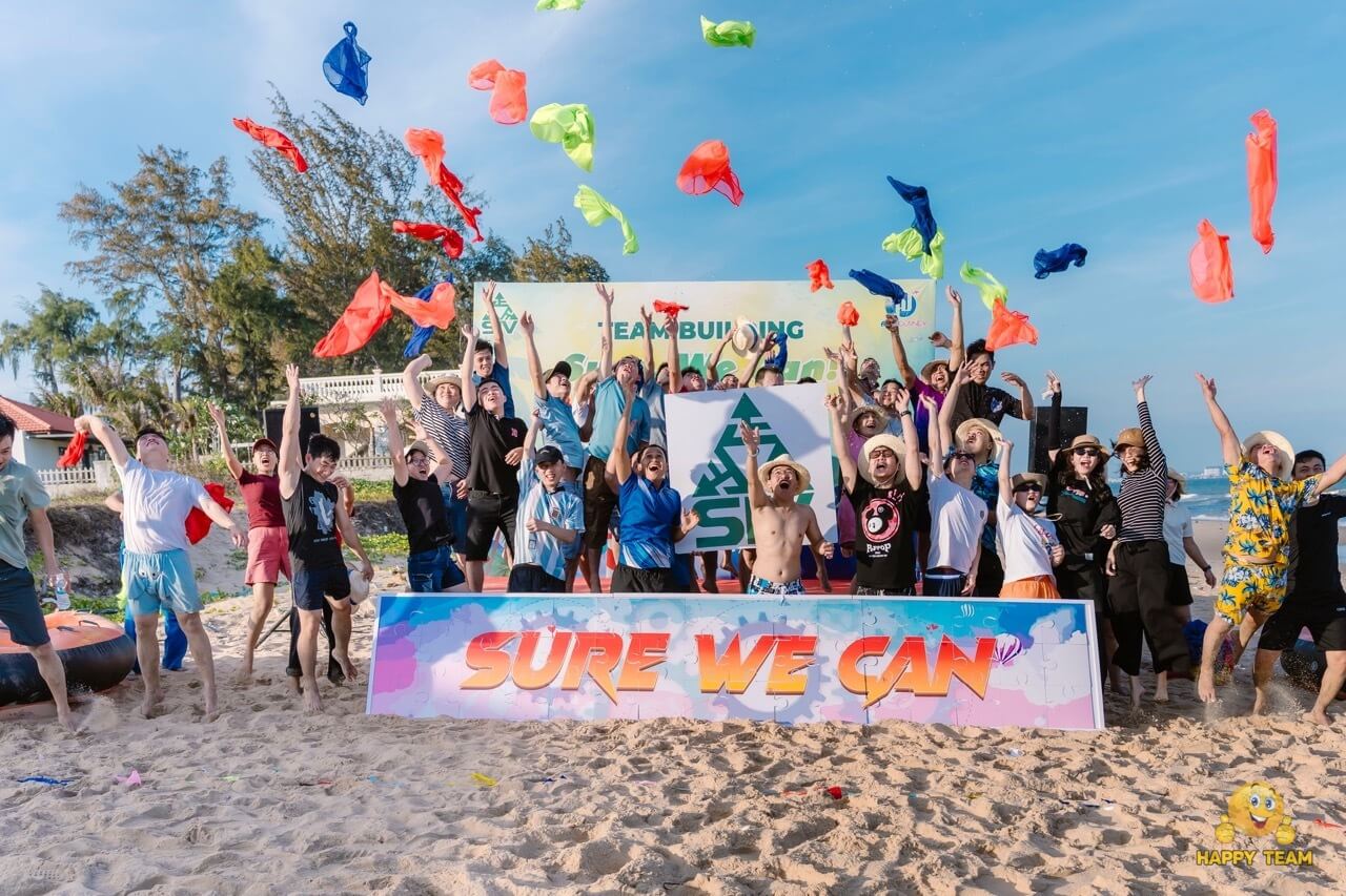 TEAMBUILDING CHỦ ĐỀ “SURE WE CAN” 120 KHÁCH 14/03/2025