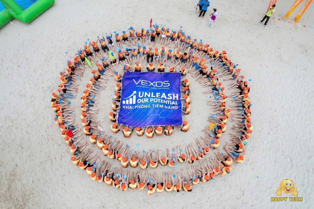 TEAMBUILDING 400 KHÁCH CỦA VEXOS TẠI BÃI BIỂN NHỦ TIÊN NHA TRANG 05/07/2025