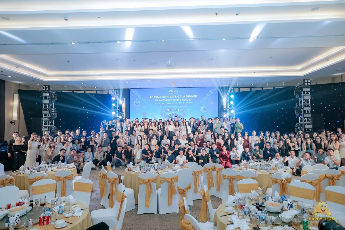 GALA DINNER AQUA TẠI EMERAL HỒ TRÀM – NGÀY 7/8/2026
